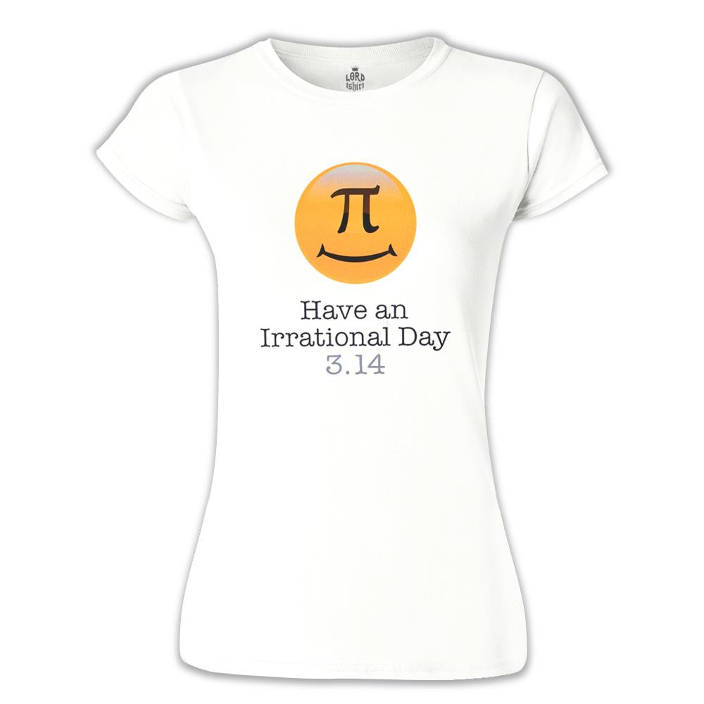 Matematik - Pi 16 Beyaz Kadın Tshirt