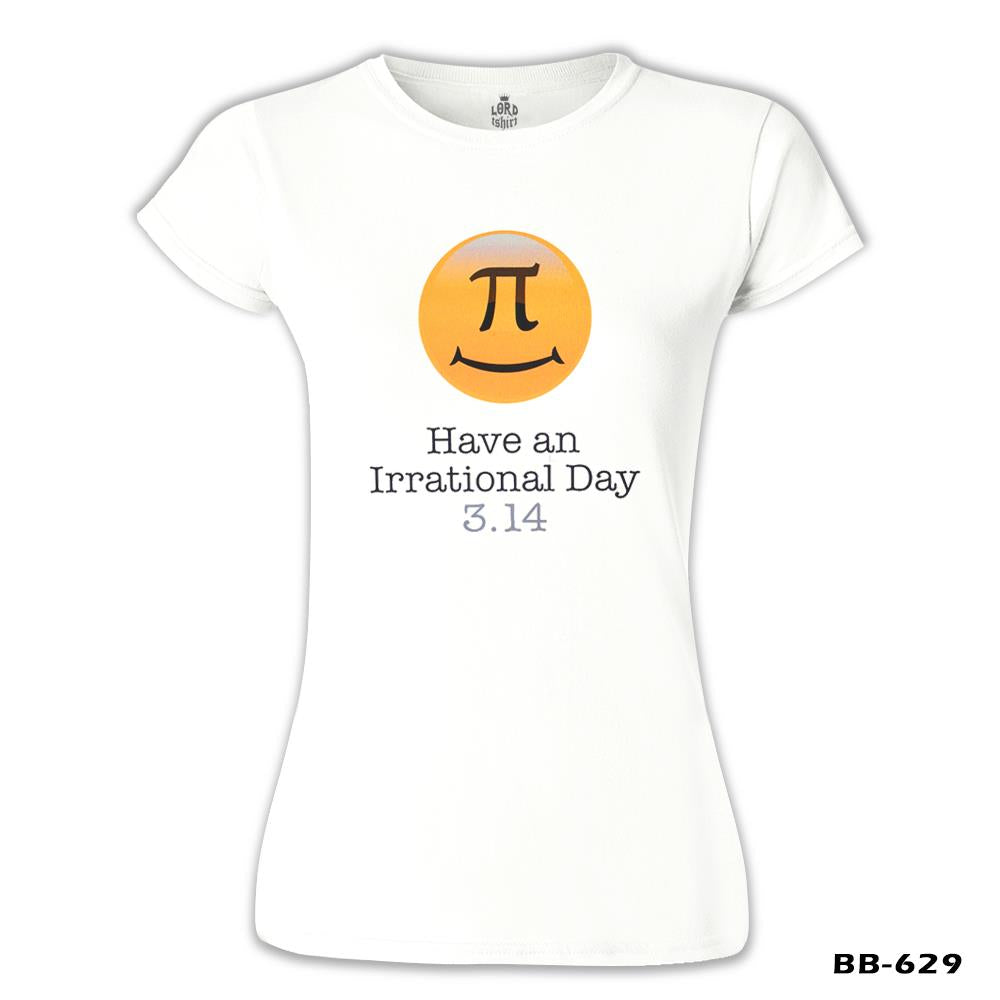 Matematik - Pi 16 Beyaz Kadın Tshirt