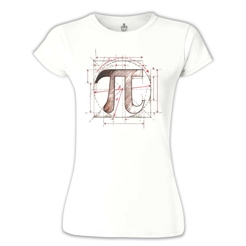 Matematik - Pi 19 Beyaz Kadın Tshirt