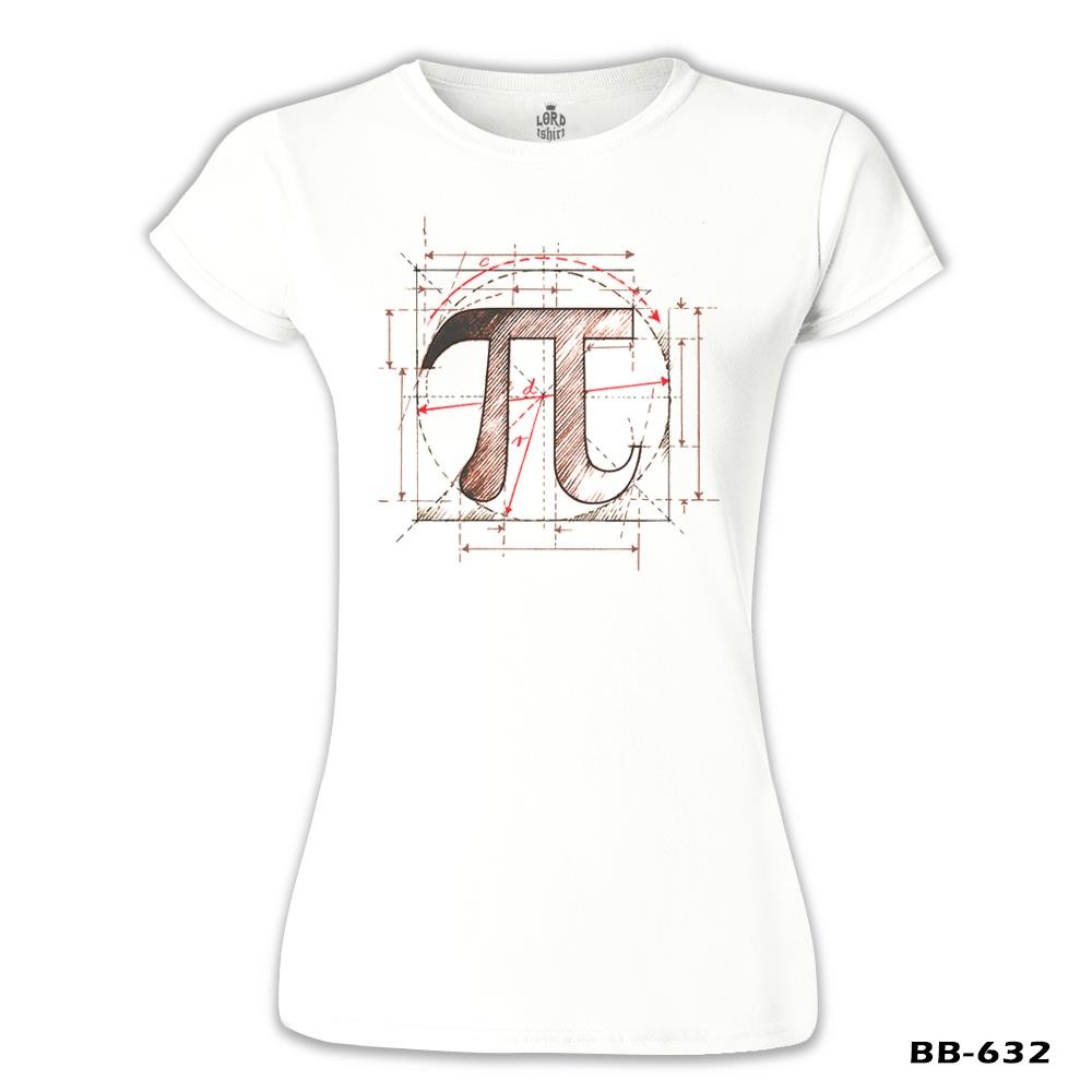 Matematik - Pi 19 Beyaz Kadın Tshirt