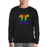 Mathematics - Pi 2 Black Kids Sweatshirt