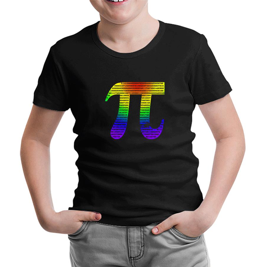 Mathematics - Pi 2 Black Kids Tshirt