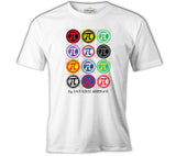 Mathematics - Pi 20 White Men's Tshirt