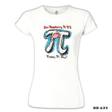 Matematik - Pi 22 Beyaz Kadın Tshirt