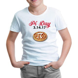 Mathematics - Pi 24 White Kids Tshirt