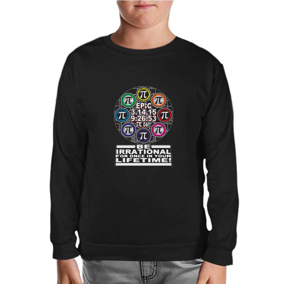 Matematik - Pi 3 Siyah Çocuk Sweatshirt