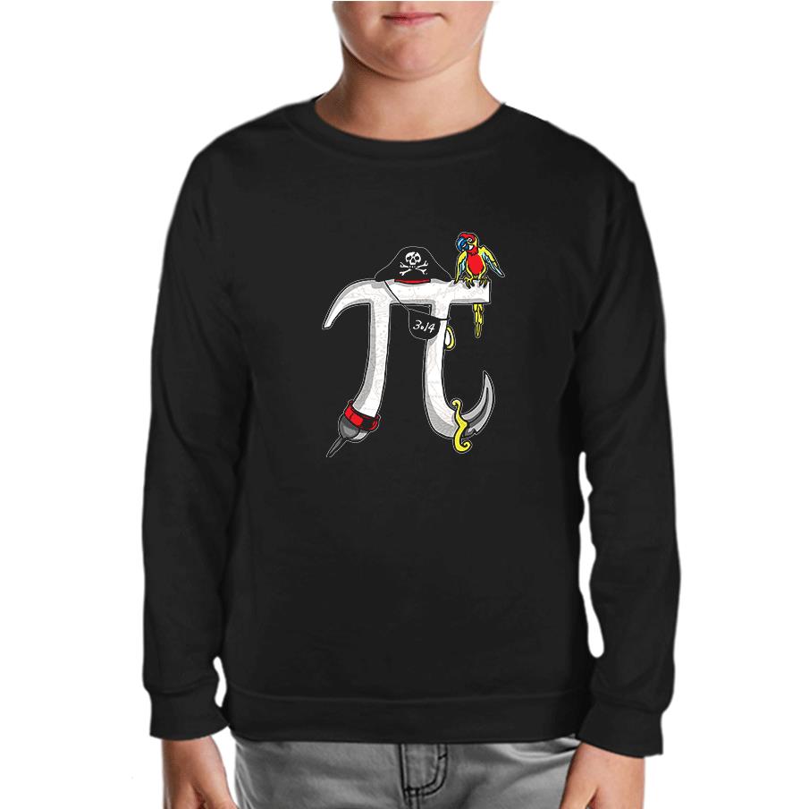 Mathematics - Pi 4 Black Kids Sweatshirt