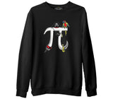 Matematik - Pi 4 Siyah Erkek Kalın Sweatshirt