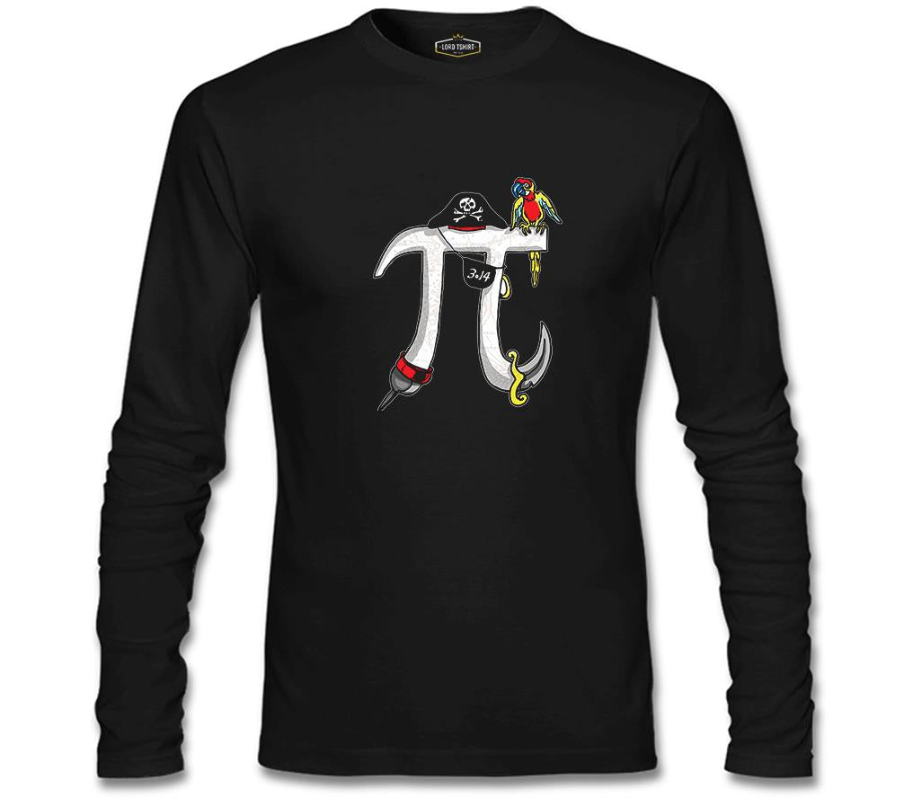 Matematik - Pi 4 Siyah Erkek Sweatshirt