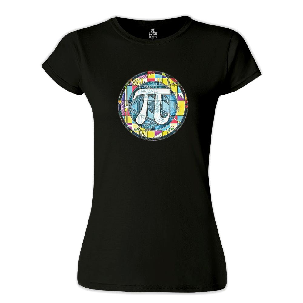 Matematik - Pi 5 Siyah Kadın Tshirt
