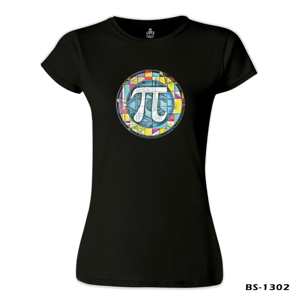 Matematik - Pi 5 Siyah Kadın Tshirt