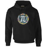 Matematik - Pi 5 Siyah Erkek Fermuarsız Kapşonlu