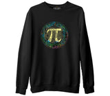 Matematik - Pi 7 Siyah Erkek Kalın Sweatshirt
