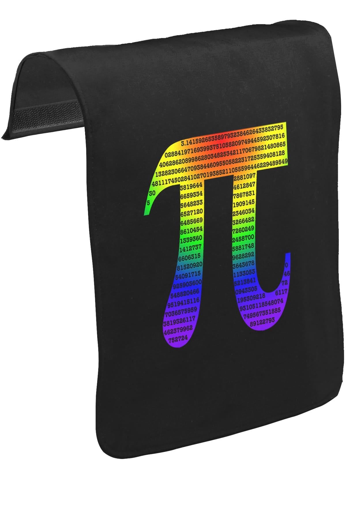 Matematik - Pi II Unisex Siyah Tak-Çıkar Postacı Çanta Kapağı CK-1299