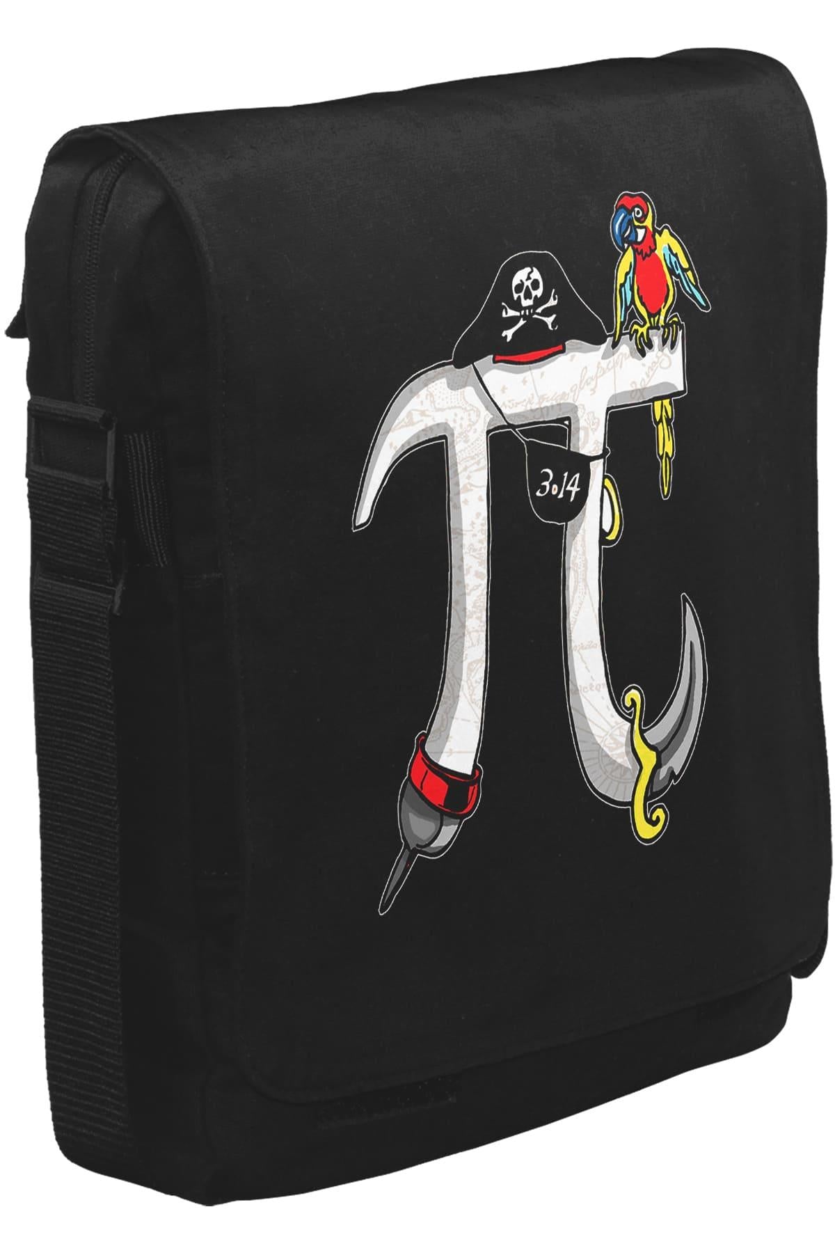 Matematik - Pi IV Unisex Siyah Postacı Çanta