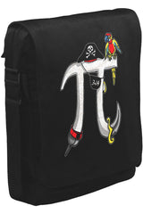 Matematik - Pi IV Unisex Siyah Postacı Çanta