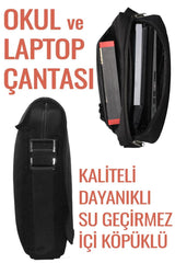 Matematik - Pi IX Unisex Siyah Postacı Çanta