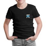 Matematik - Pi Sonsuz İşareti Logo Siyah Çocuk Tshirt