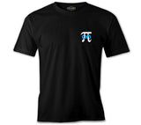 Matematik - Pi Sonsuz İşareti Logo Siyah Erkek Tshirt