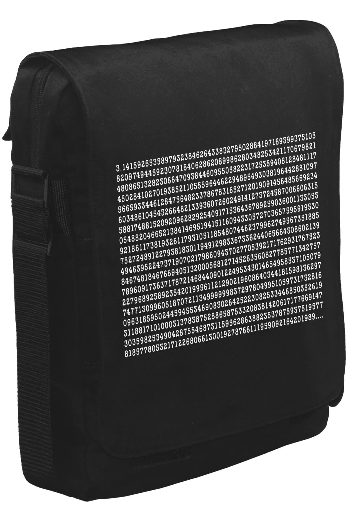 Math - Pi Unisex Black Messenger Bag 