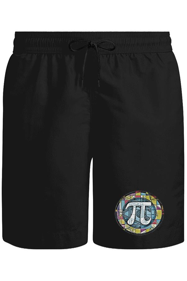 Matematik - Pi V Unisex Siyah Şort