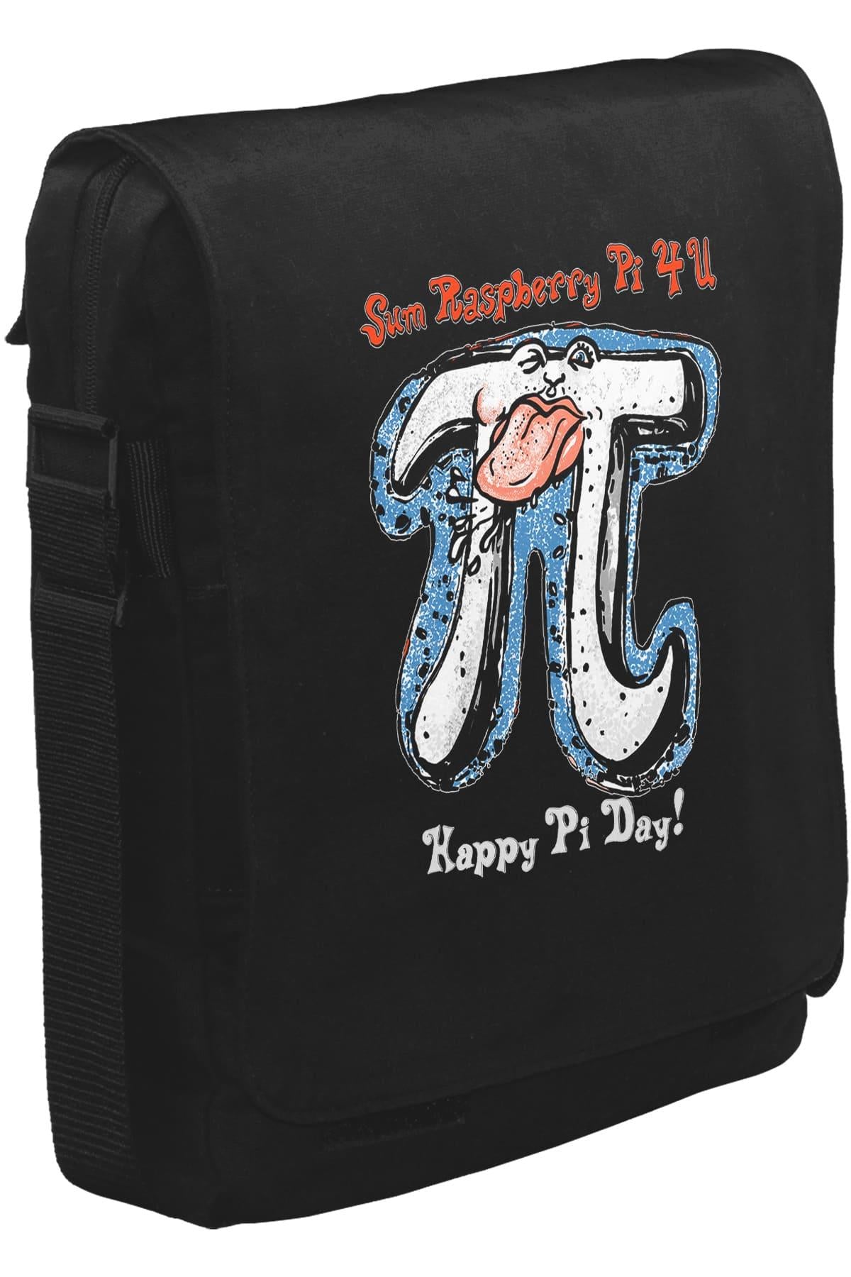 Matematik - Pi VI Unisex Siyah Postacı Çanta