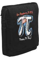 Matematik - Pi VI Unisex Siyah Postacı Çanta