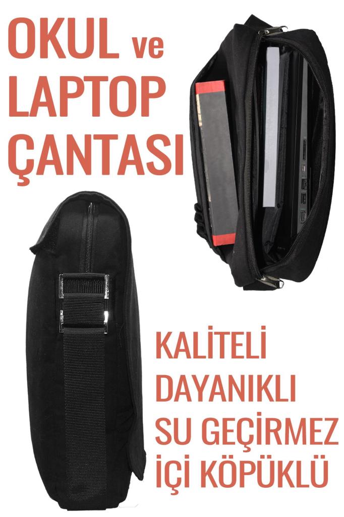 Matematik - Pi VI Unisex Siyah Postacı Çanta