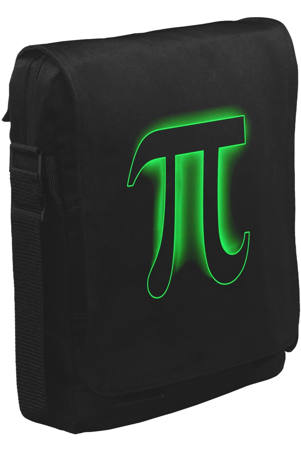 Matematik - Pi X Unisex Siyah Postacı Çanta