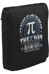Matematik - Pi XII Unisex Siyah Postacı Çanta