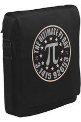 Matematik - Pi XIII Unisex Siyah Postacı Çanta