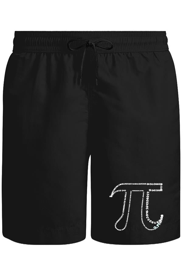 Matematik - Pi XIV Unisex Siyah Şort
