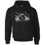 Math Measurement Equations of a Bridge Black Men's Zipperless Hoodie