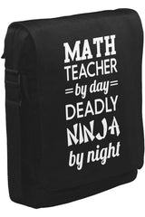 Math Teacher by Day  Öğretmenler Günü Unisex Siyah Postacı Çanta