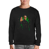 Matrix - Bullets Black Kids Sweatshirt