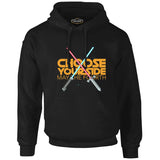 May the Fourth Chose Your Side Black Men's Zipperless Hoodie