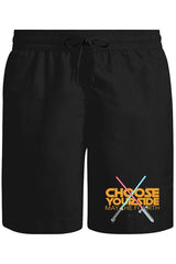 May the Fourth Chose Your Side Unisex Black Shorts 