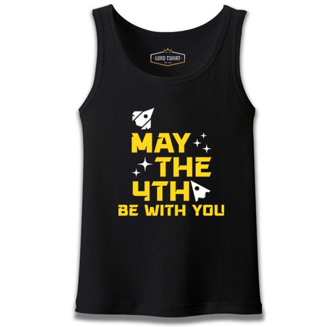 May the Fourth with Ships and Stars Black Men's Athlete