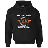 May the Fourth with Universe Symbol Black Men's Zipperless Hoodie