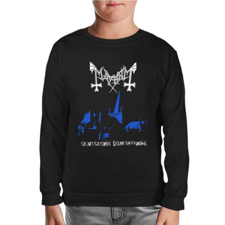 Mayhem - De Mysteriis Dom Sathanas Black Kids Sweatshirt