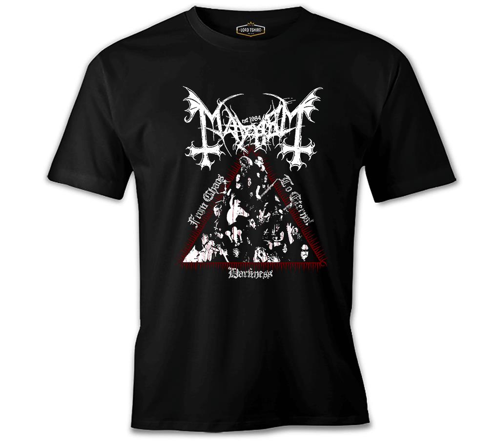 Mayhem - From Chaos to Eternal Darkness Black Men's Tshirt