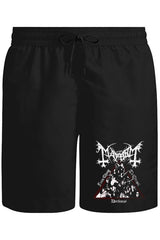 Mayhem - From Chaos to Eternal Darkness Unisex Siyah Şort