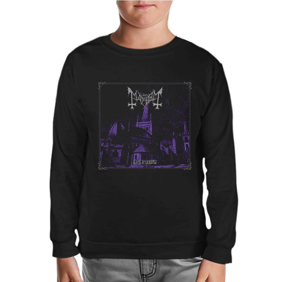 Mayhem - Life Eternal Black Kids Sweatshirt 