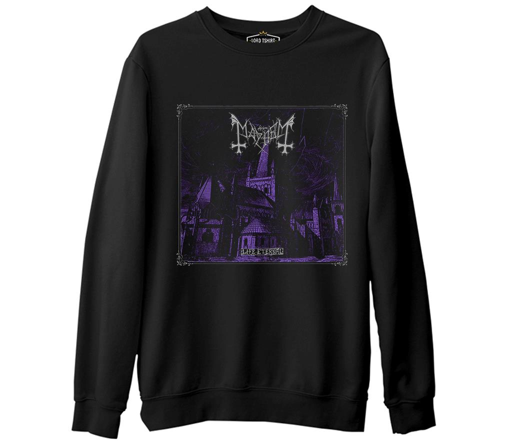 Mayhem - Life Eternal Black Men's Thick Sweatshirt 