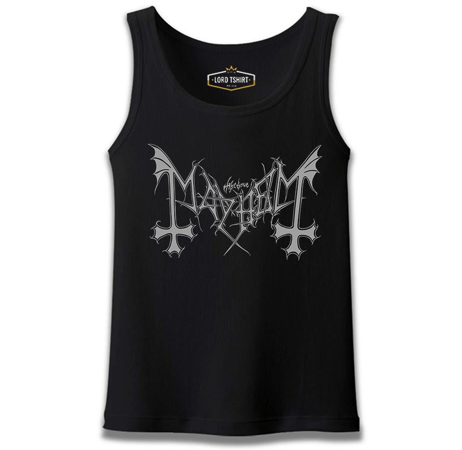 Mayhem - Logo Gri Siyah Erkek Atlet