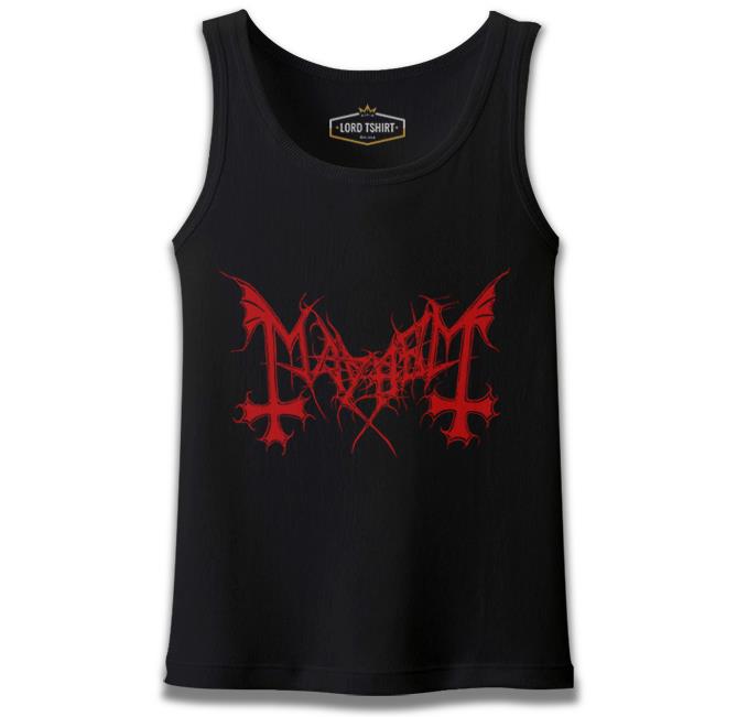 Mayhem - Logo Red Black Men's Undershirt