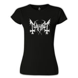 Mayhem - Logo Siyah Kadın Tshirt