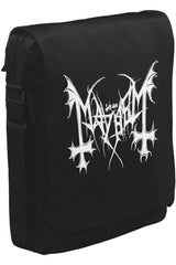 Mayhem - Logo Unisex Siyah Postacı Çanta