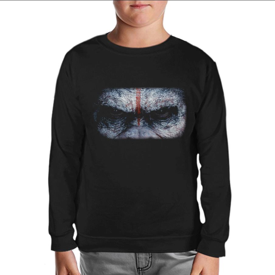 Planet of the Apes Black Kids Sweatshirt