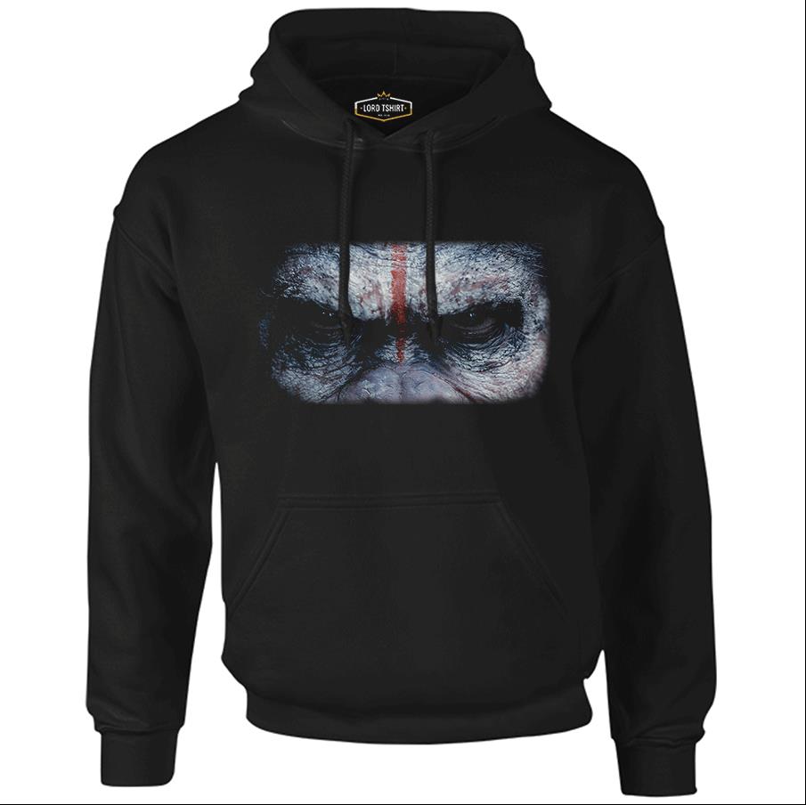Planet of the Apes Black Men's Zipperless Hoodie